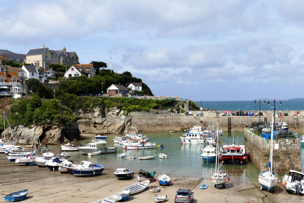 The harbour at Newquay
