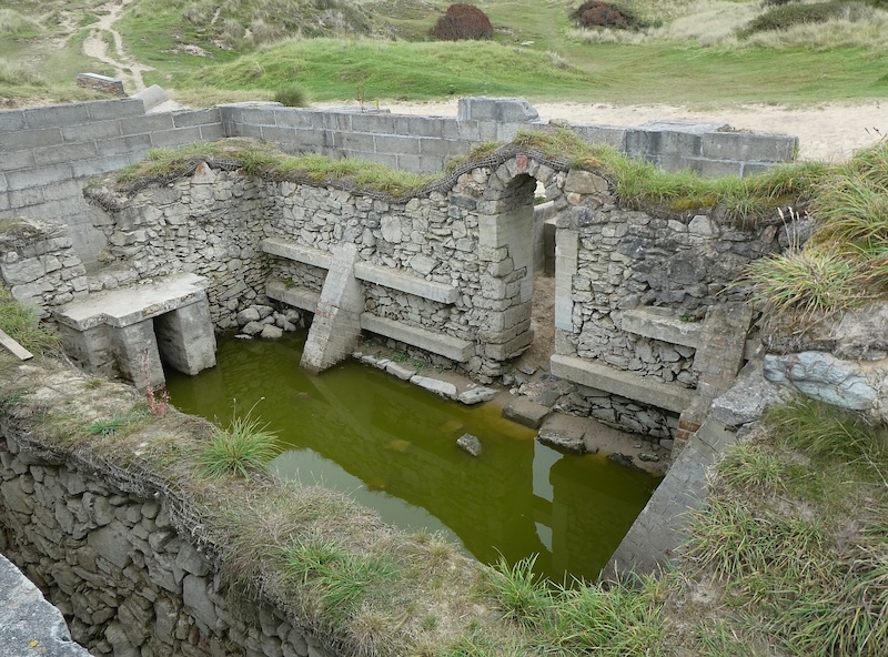 St Piran's Oratory Looking down into the interior geograph.org.uk 7599538