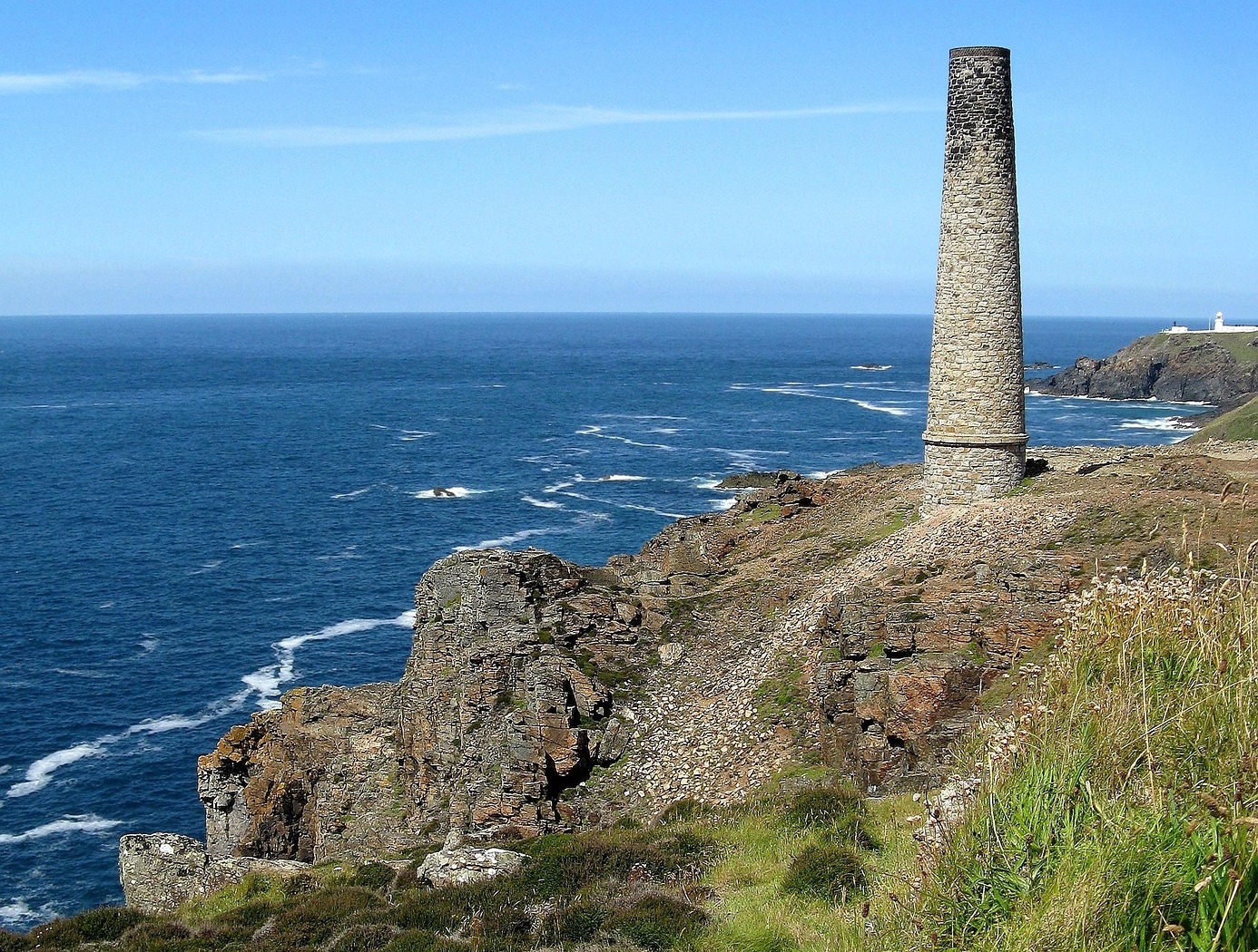 A tin mine in Cornwall near Geevor Tin Mine