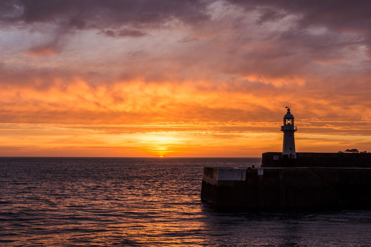 cornwall sunset