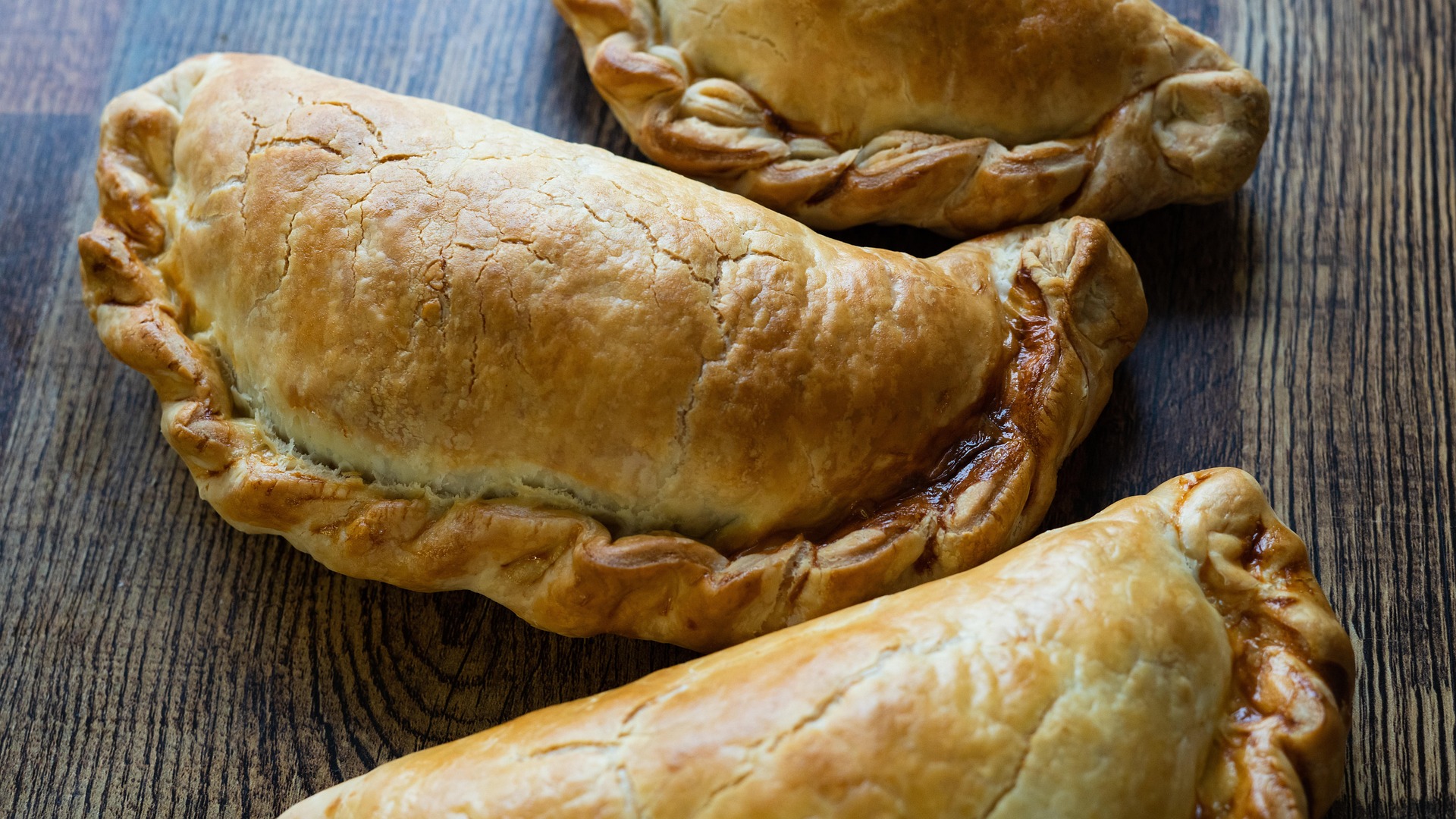 Pasties from a food truck in Cornwall