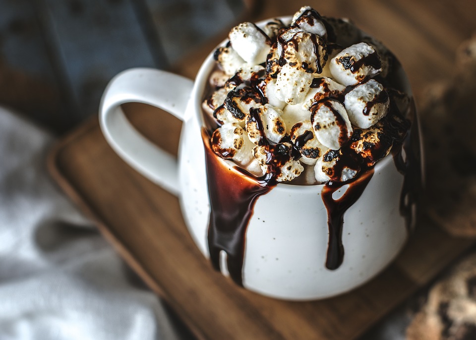 Peanut butter and chocolate hot chocolate