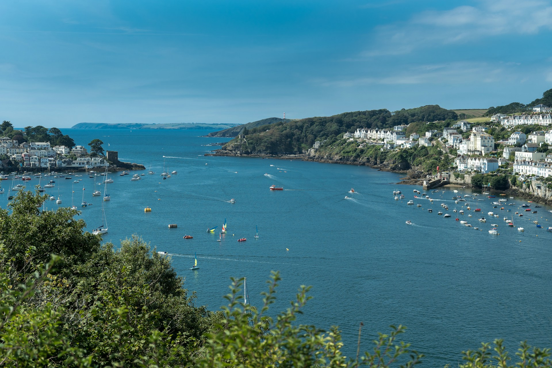 Fowey coastal village in Cornwall