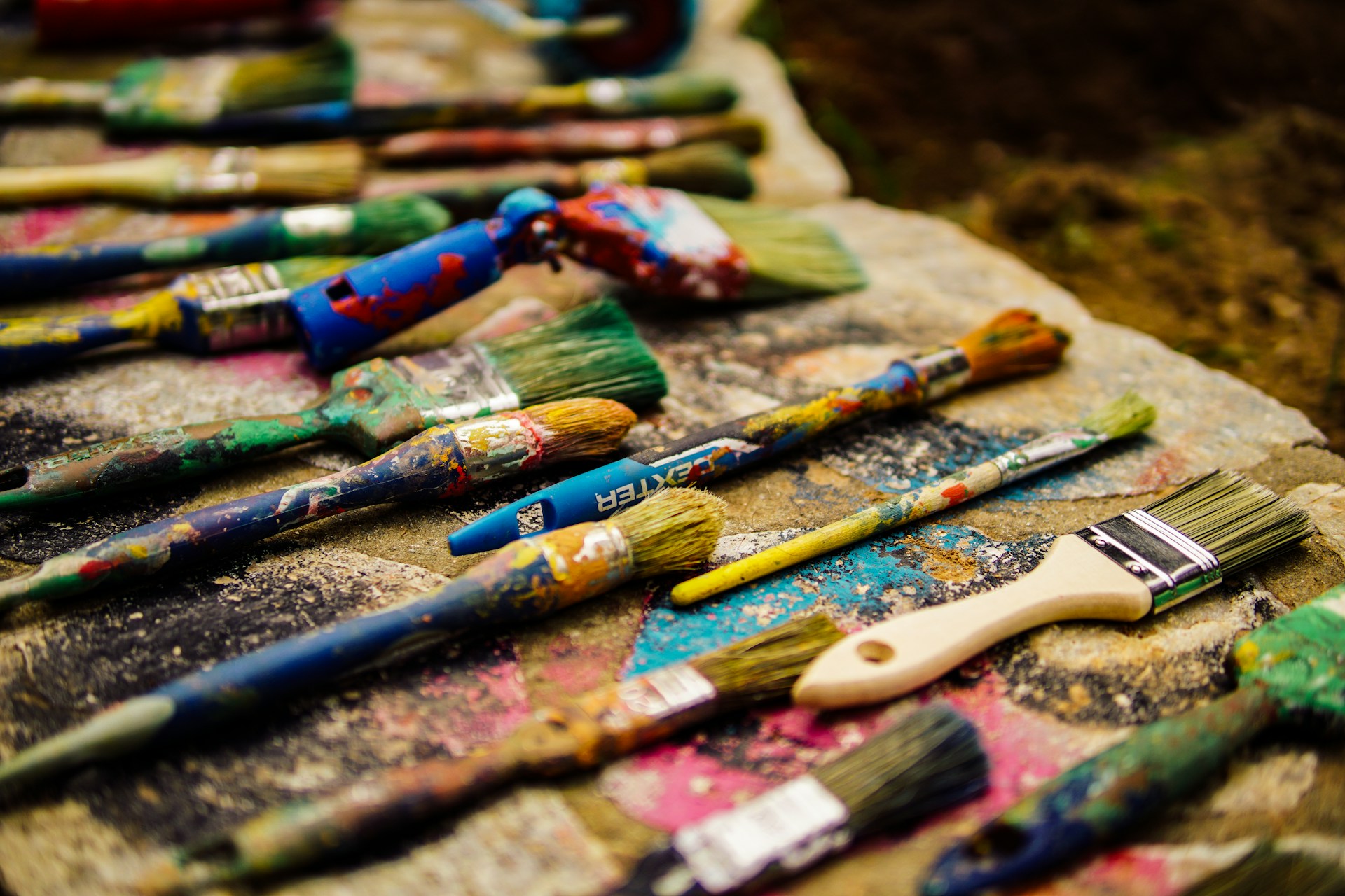 Artists paintbrushes
