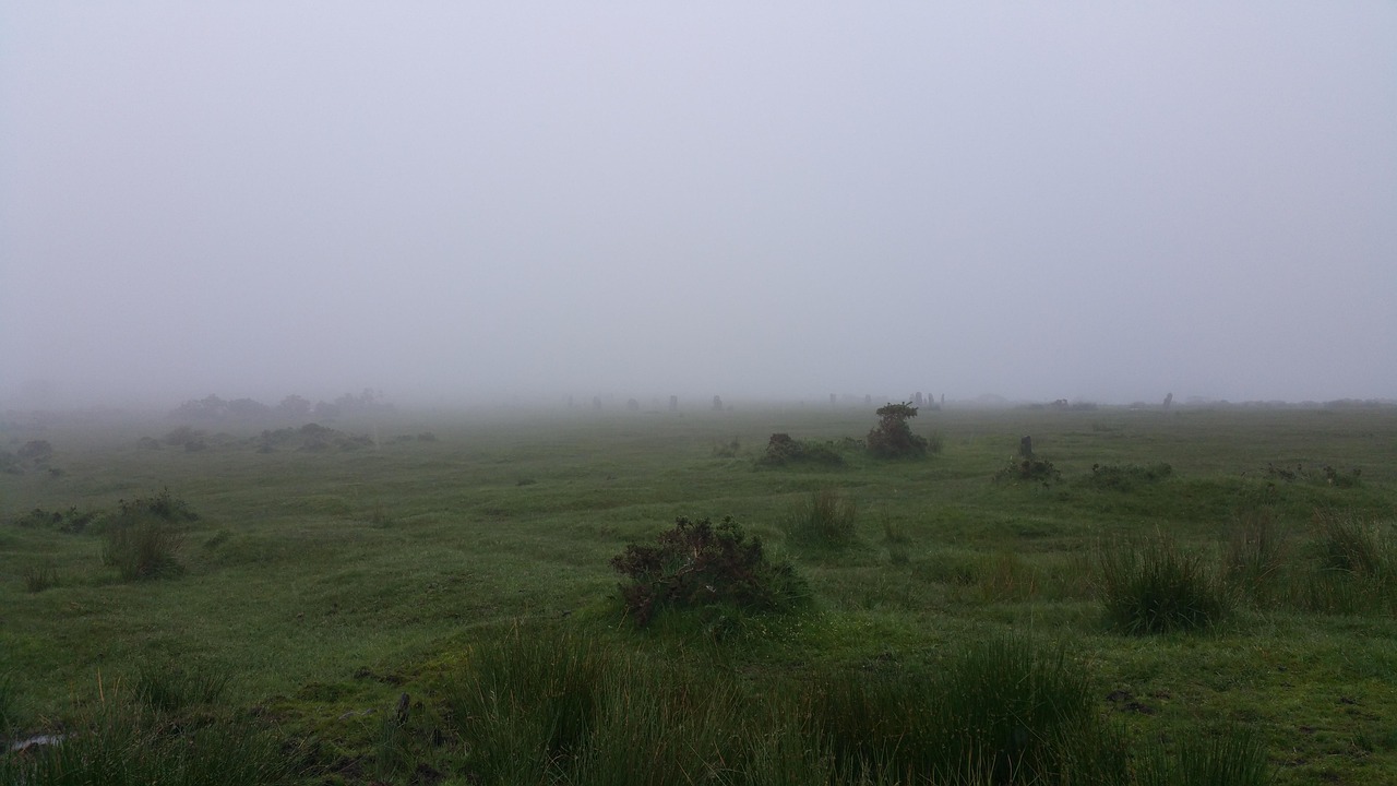 Fog over Bodmin Moor