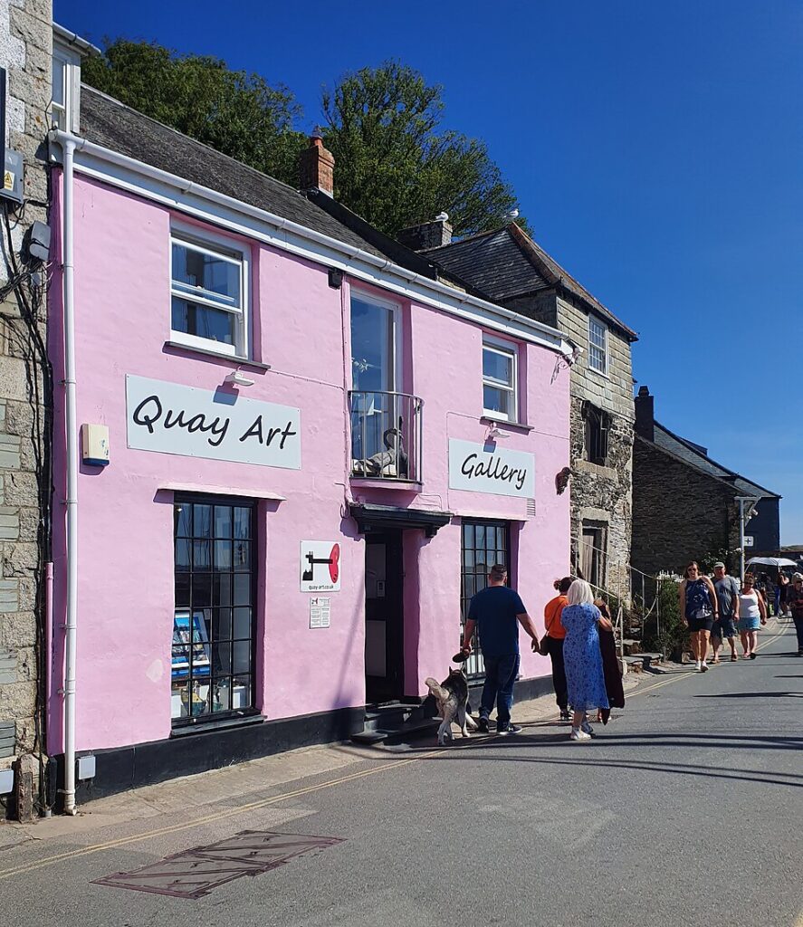Quay Art Gallery, North Quay Parade, Padstow, Cornwall August 2022