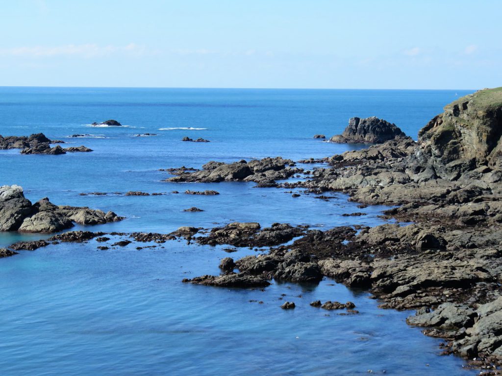 Rocky Cornish coastline