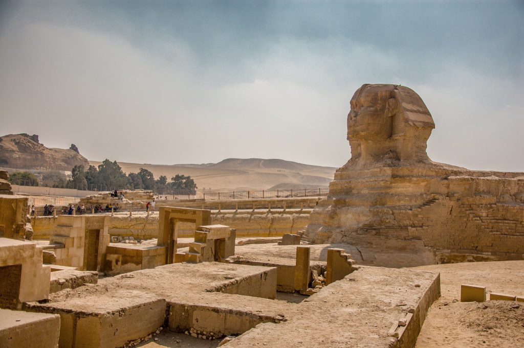 The sphinx in Egypt 
