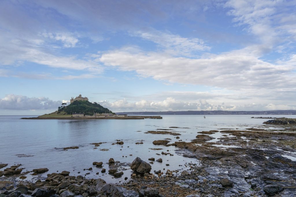 St Michael’s Mount from the shore